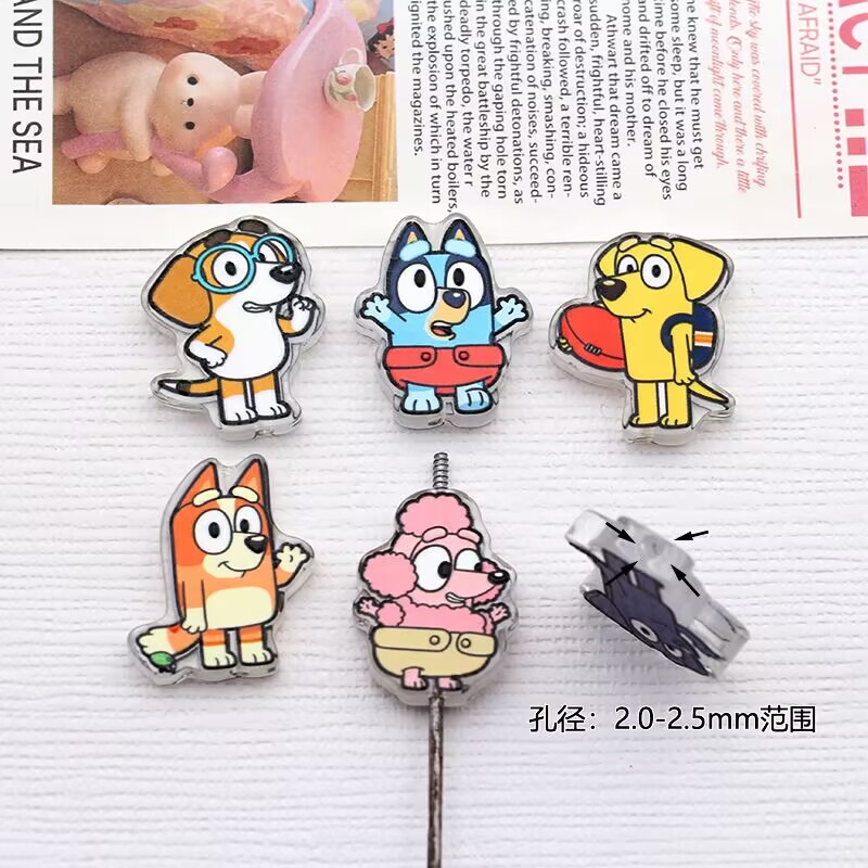 10PCS cartoon dog acrylic DIY  - Penn Reel Fierce review and price