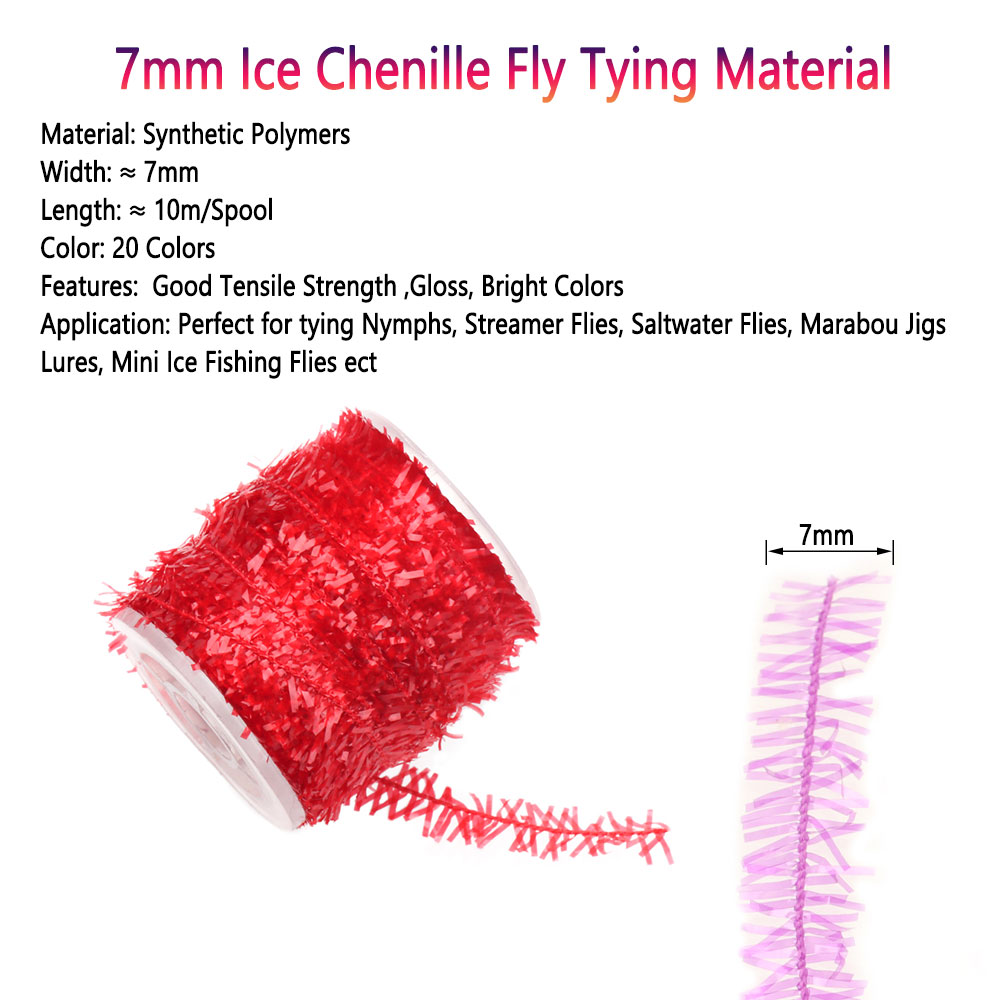 2 Spools Fly Tying Ice Chenill - Ice Fishing Line review and price