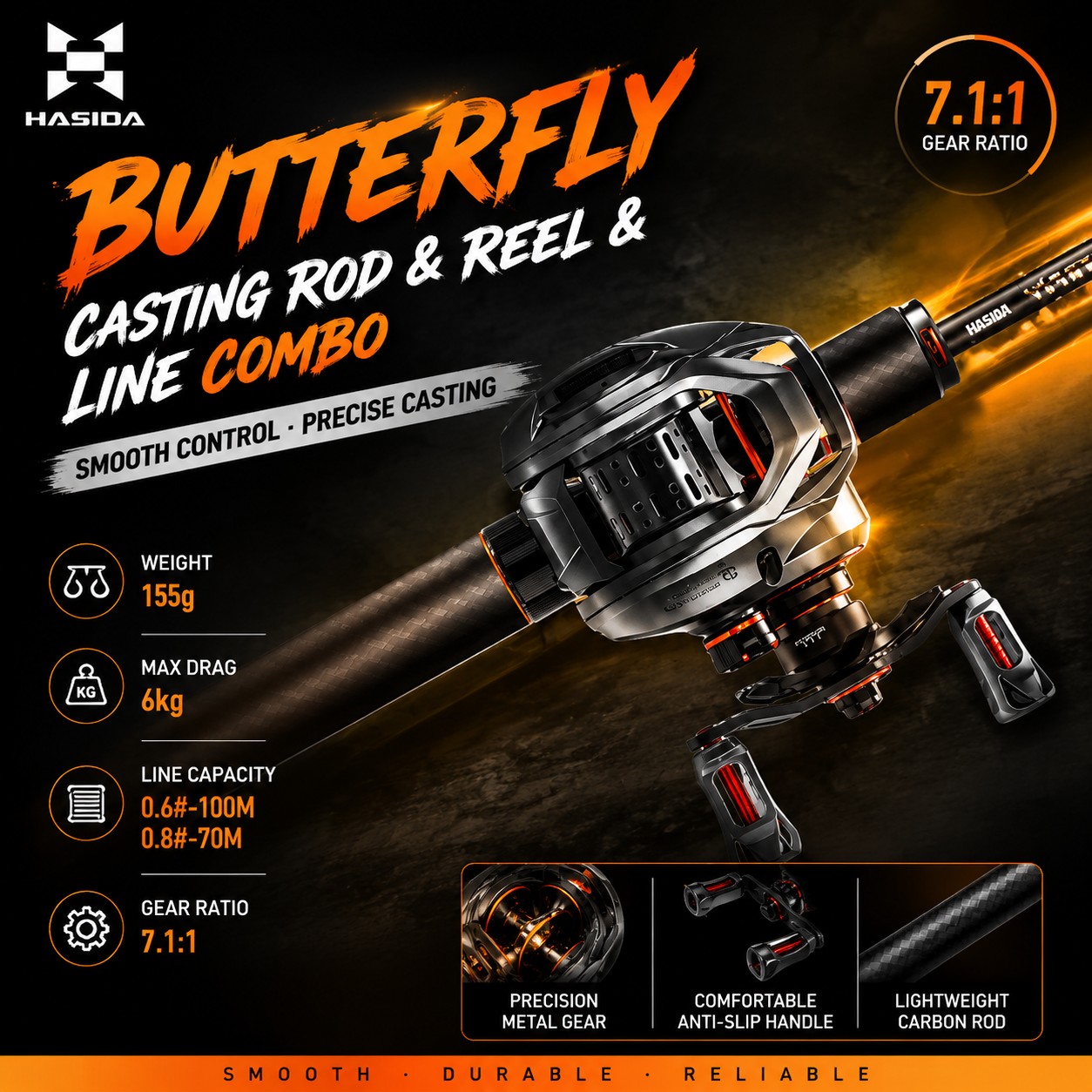 HASIDA BFS Carbon Fiber Fishin - Freshwater Line review and price