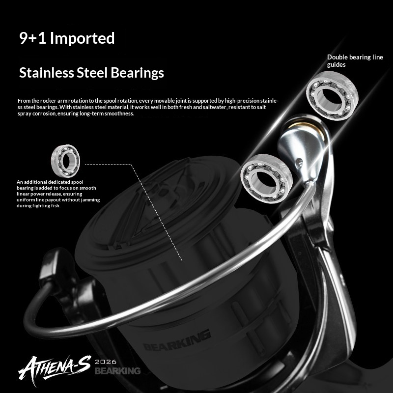 BEARKING ATHENA‑S Advanced Spi - Kastking Reel Zephyr review and price