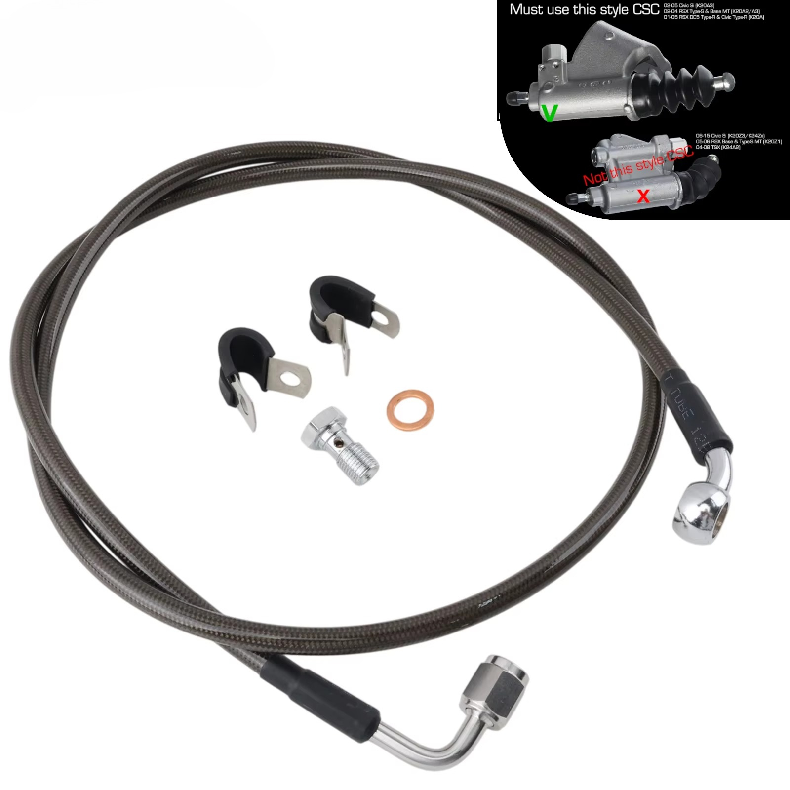 Stainless Braided Hydraulic Cl - Braided Line review and price