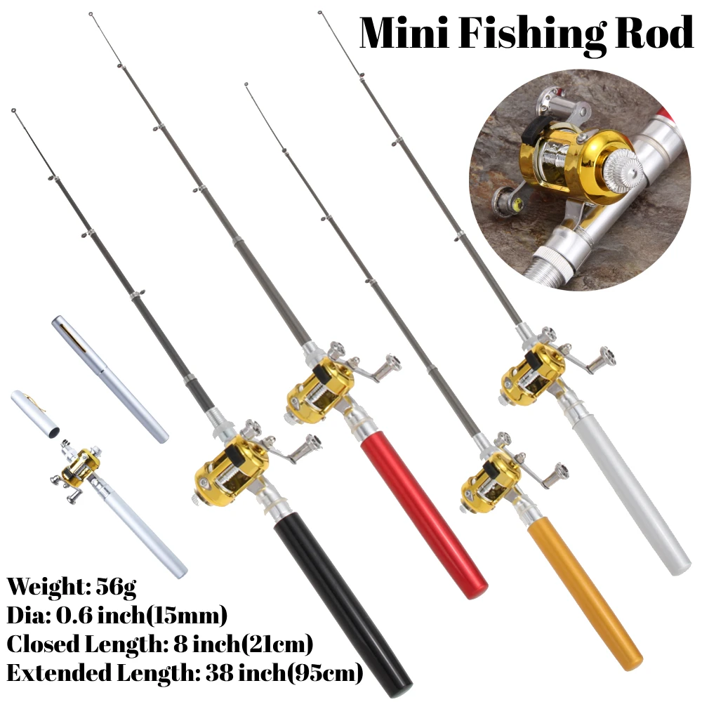 Outdoor Mini Fishing Rod Porta - Penn Reel Fierce review and price
